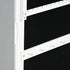 Modern Mirrored Cabinet, MDF & Glass - GODRIC WHITE