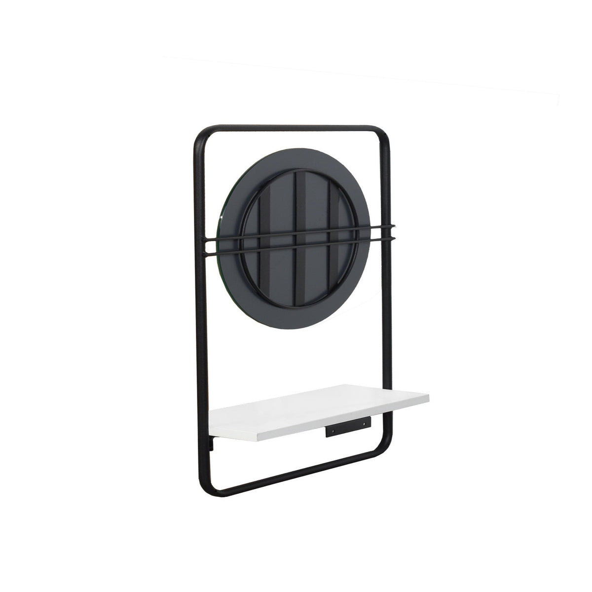 Hagan Wall Shelf With Mirror