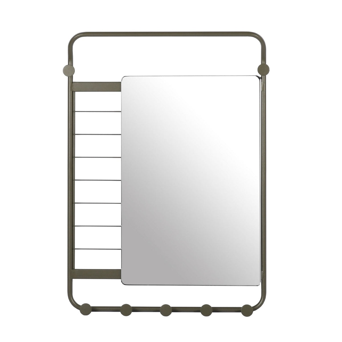 Hammer Wall Shelf With Mirror