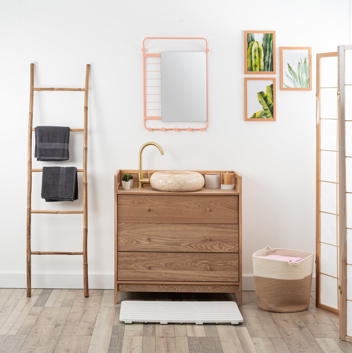 Hammer Wall Shelf With Mirror