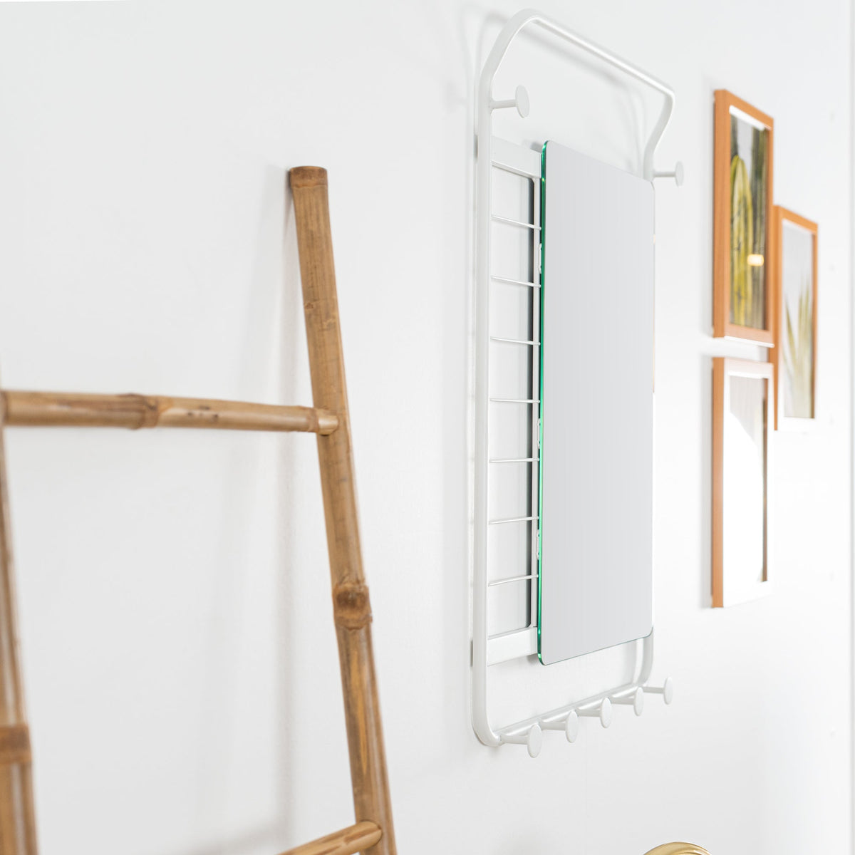 Hammer Wall Shelf With Mirror