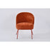 hannala - salmon leisure chair - folding pvc chair for events or indoor