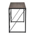 Modern Foldable Steel Frame Desk - HARPER BLACK DESK 110CM