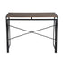 Modern Foldable Steel Frame Desk - HARPER BLACK DESK 110CM