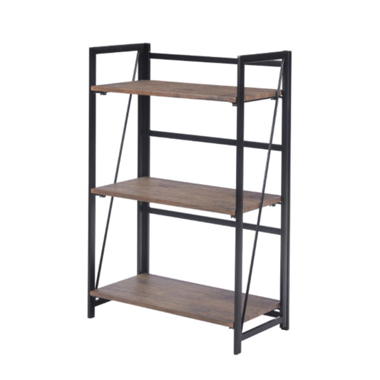 Modern Foldable Steel Shelf - HARPER BLACK SHELF