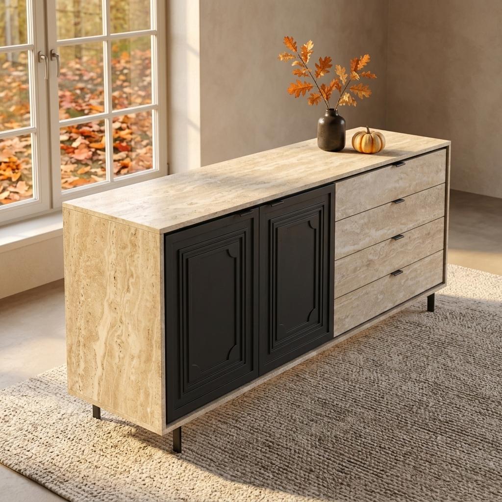 Modern Sideboard, Sleek Storage Cabinet - HAVOR