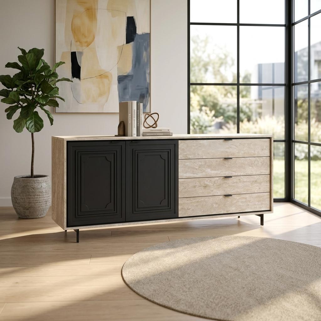 Modern Sideboard, Sleek Storage Cabinet - HAVOR