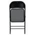 Modern Folding Chair, Grey PVC & Metal - FAIR PVC CHILI RED 6 PCS GREY