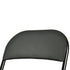 Modern Folding Chair, Black PVC & Metal, 6 PCS Set - FAIR PVC CHILI RED