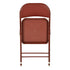 Modern Folding Metal Chair, PVC Soft Seat – FAIR PVC CHILI RED 6 PCS