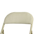Modern Velvet Folding Chair, Metal Frame - FAIR VELVET BEIGE