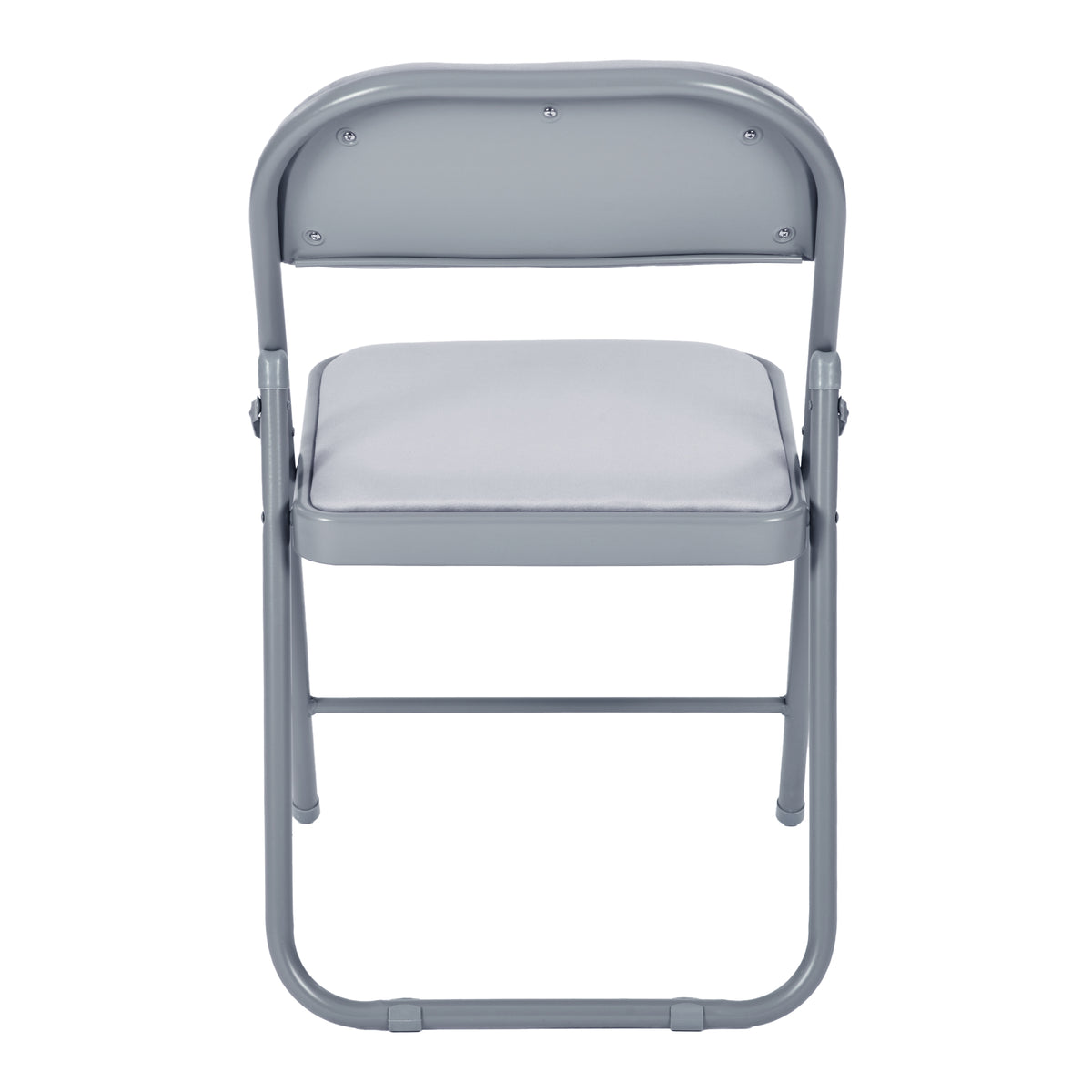 Modern Velvet Folding Chair Set, Light Grey - FAIR VELVET LIGHT GREY 6PCS