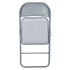 Modern Velvet Folding Chair Set, Light Grey - FAIR VELVET LIGHT GREY 6PCS