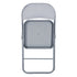 Modern Velvet Folding Chair Set, Light Grey - FAIR VELVET LIGHT GREY 6PCS