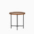 Modern Brown Accent, Steel Frame Table - HEAL BROWN