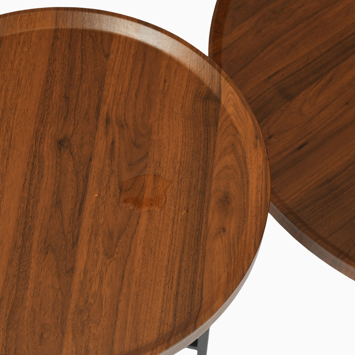 Modern Brown Accent, Steel Frame Table - HEAL BROWN