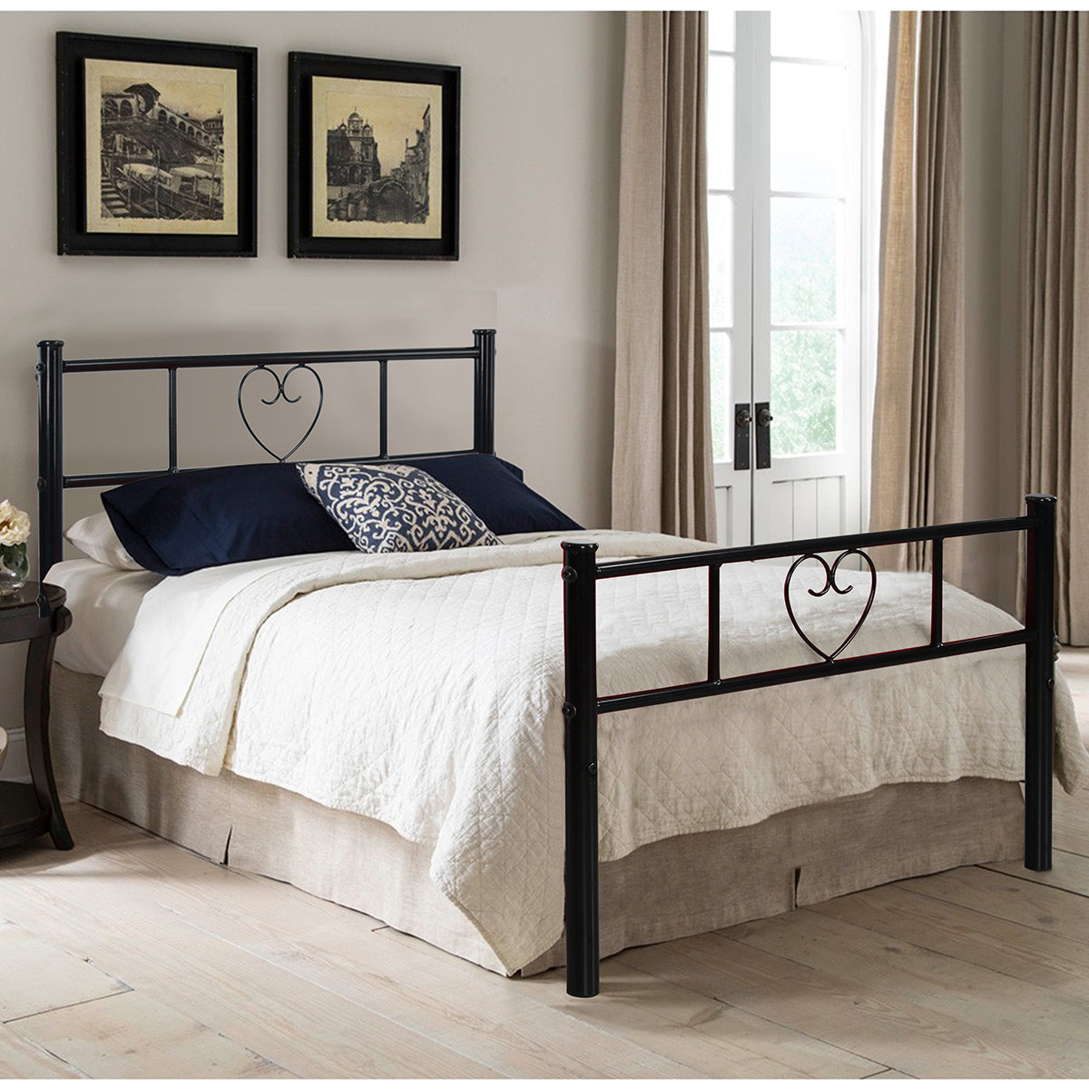 Heart Full Metal Bedframe