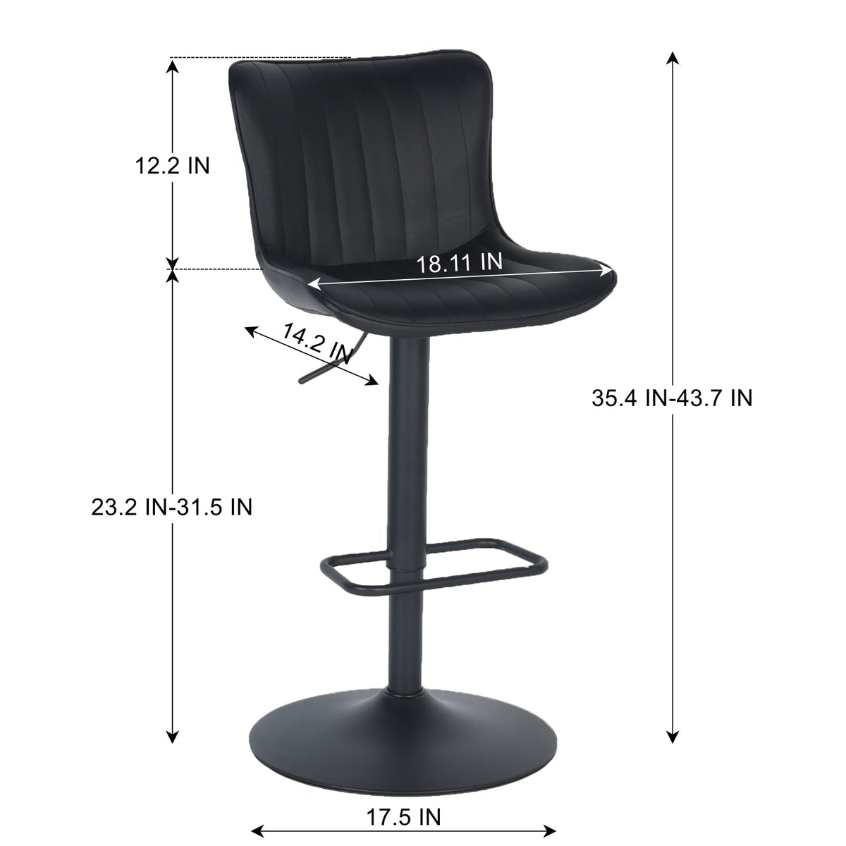 Hend Pu Bar Stool