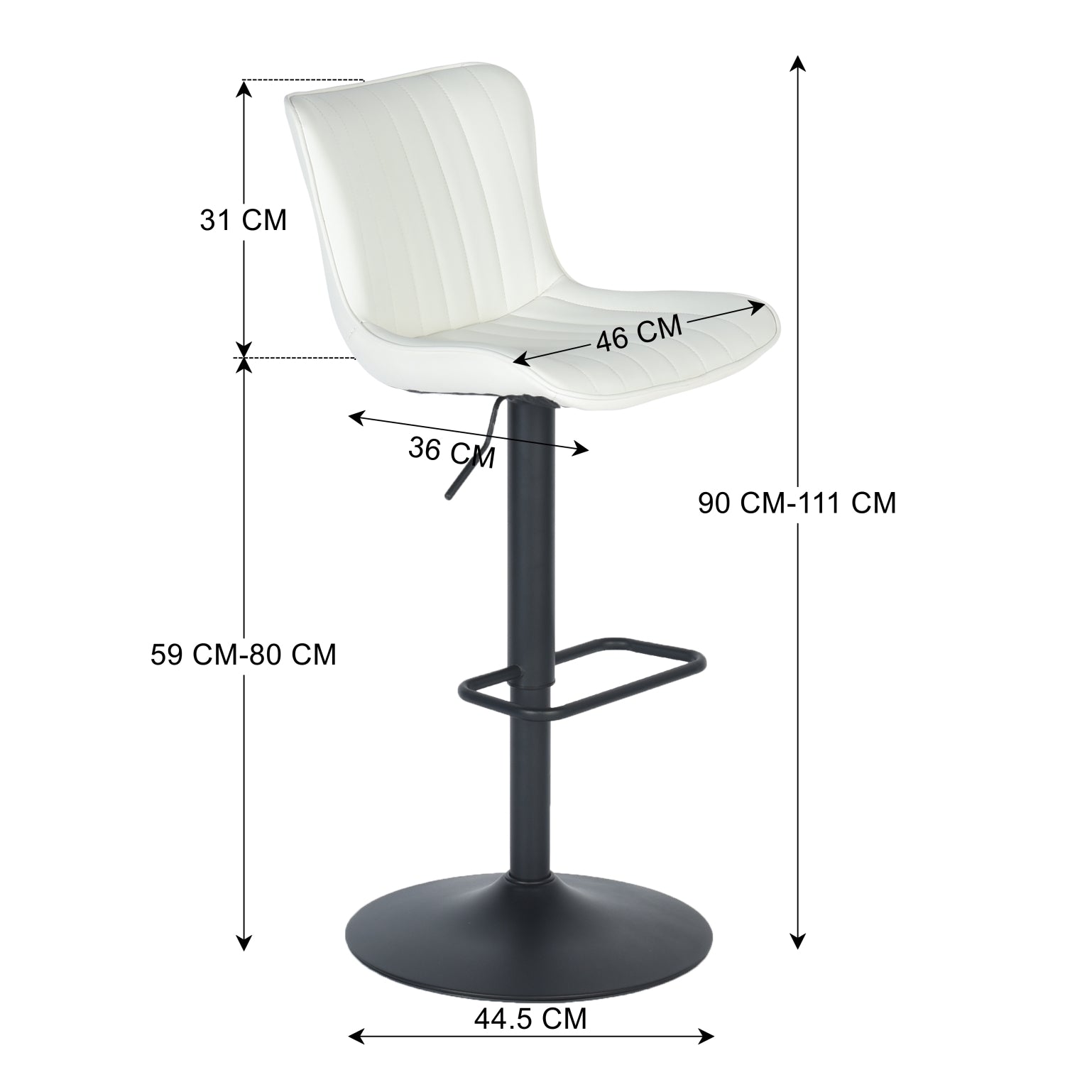 Hend Pu Bar Stool