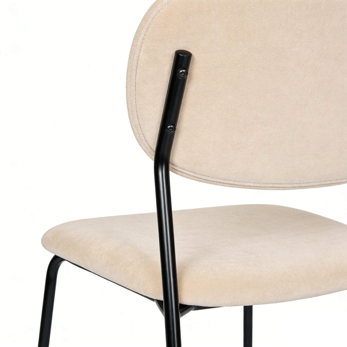 Modern Dining Chair, Fabric Frame - HETTA