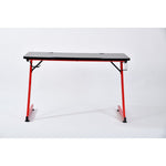 holam - red gaming desk - upholstered compact seating or footrest