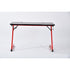 holam - red gaming desk - upholstered compact seating or footrest