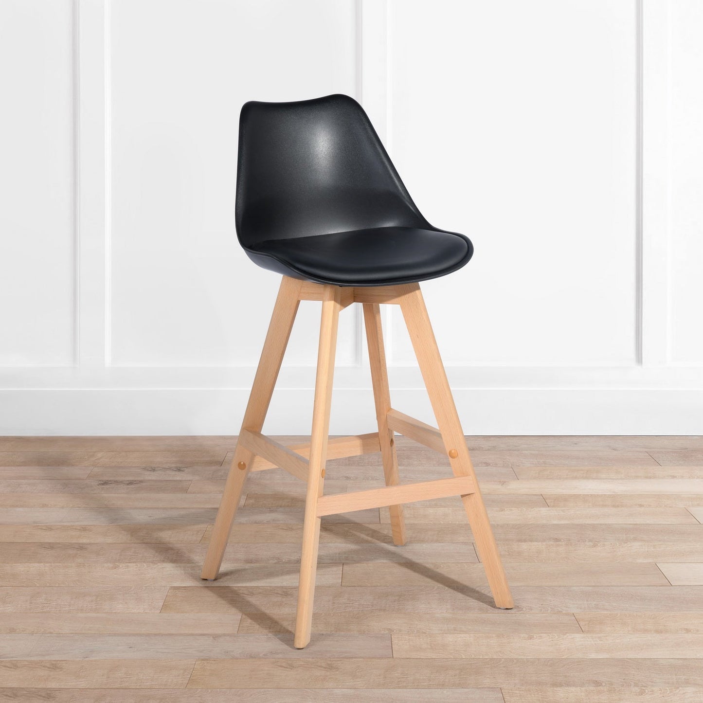 Homie  Solid Wood Bar Stool