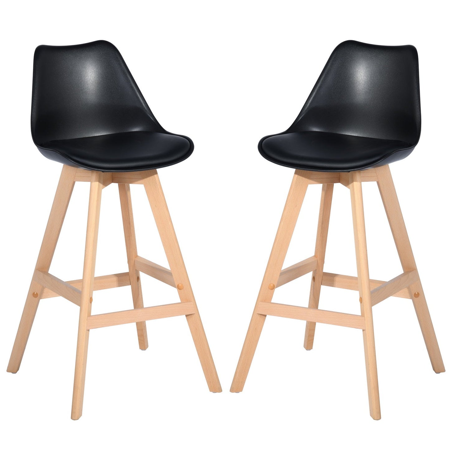 Homie  Solid Wood Bar Stool