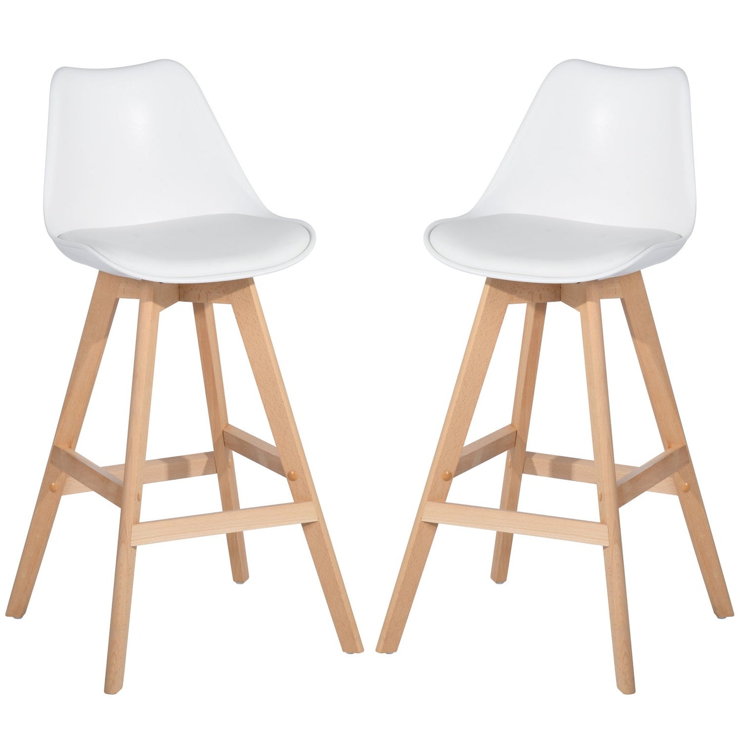 Homie  Solid Wood Bar Stool