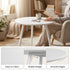 Modern White MDF Table, Powder-Coated Legs – HOPINION TABLE V2