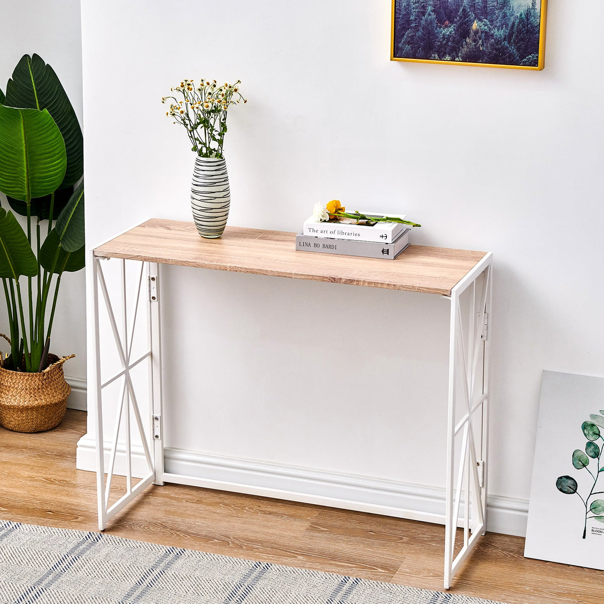 Hores  Foldable Console Table