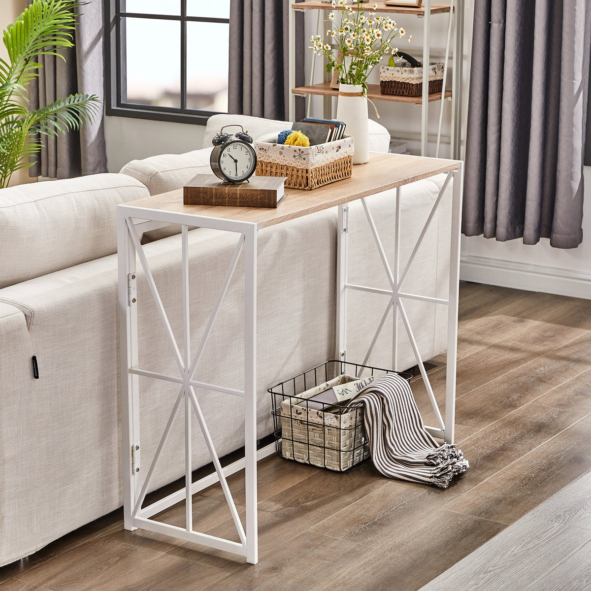 Hores  Foldable Console Table