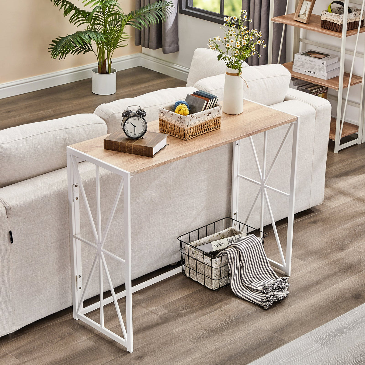 Hores  Foldable Console Table