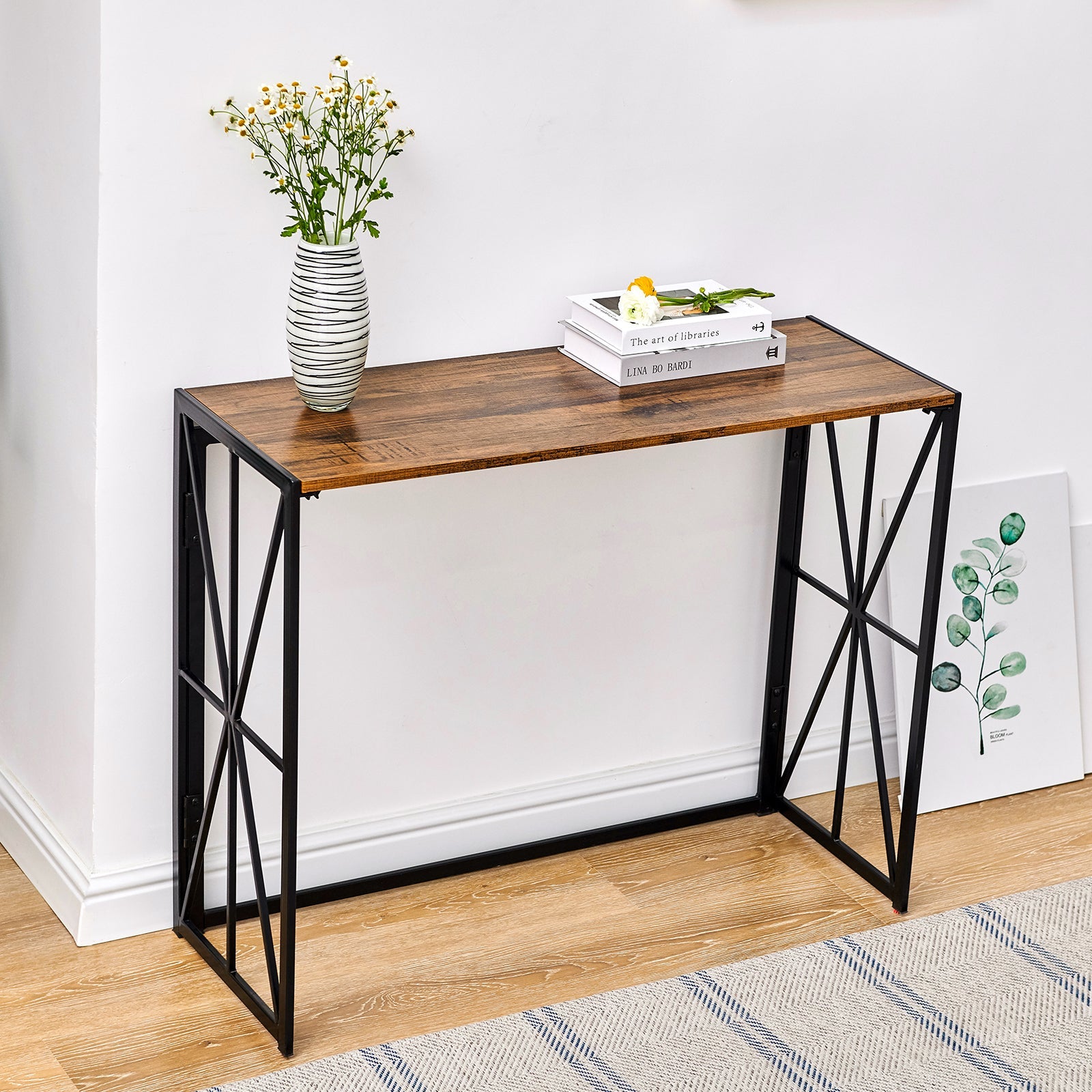 Hores  Foldable Console Table