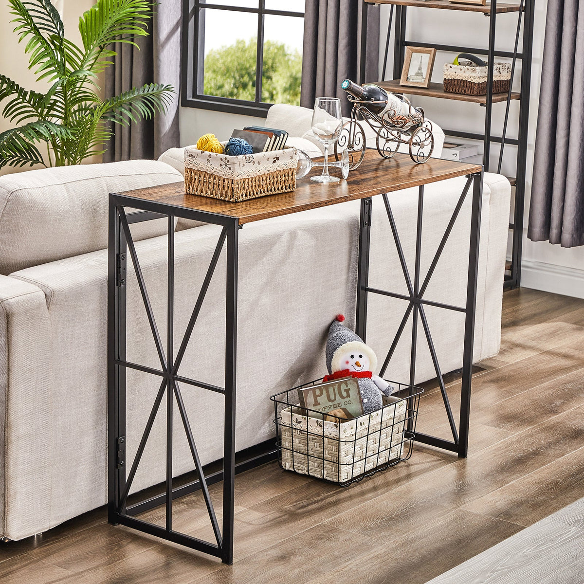 Hores  Foldable Console Table