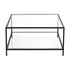 Modern Glass Metal Coffee Table - HUDD FRASERS