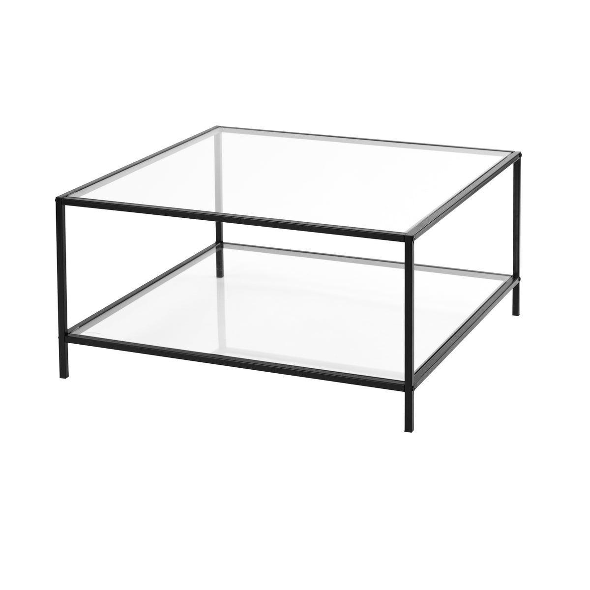 Modern Glass Metal Coffee Table - HUDD FRASERS