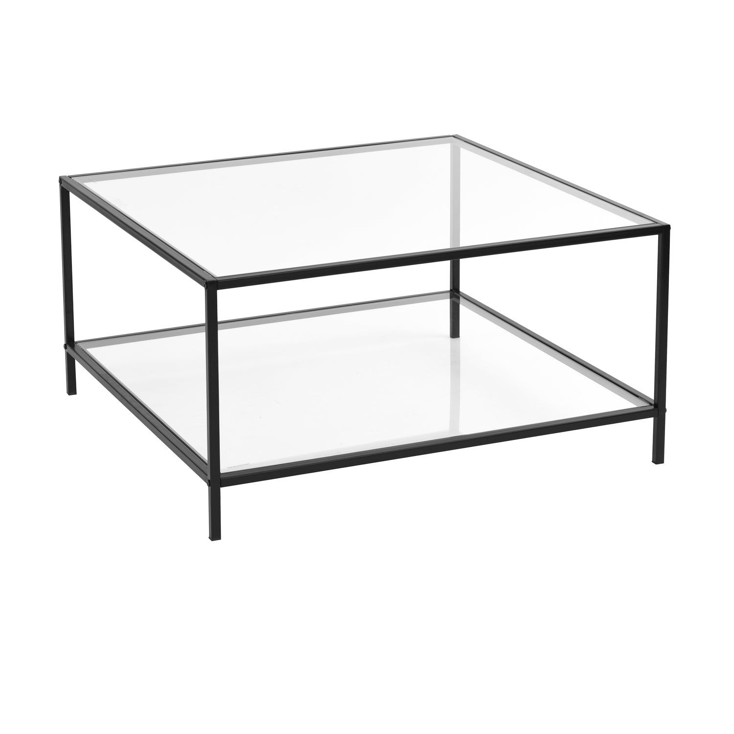 Modern Glass Metal Coffee Table - HUDD FRASERS