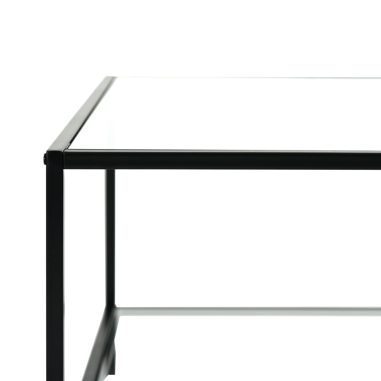 Modern Glass Metal Coffee Table - HUDD FRASERS
