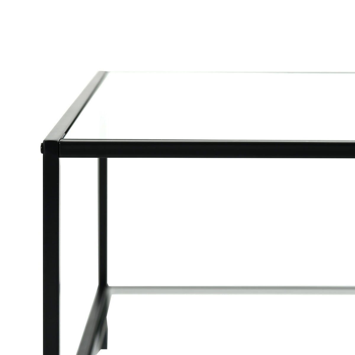 Modern Glass Metal Coffee Table - HUDD FRASERS