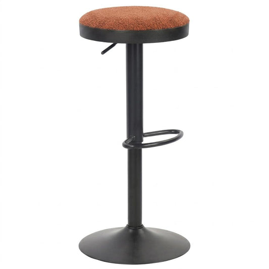 Modern Red Fabric Barstool – ILIYA-RED