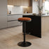 Modern Red Fabric Barstool – ILIYA-RED