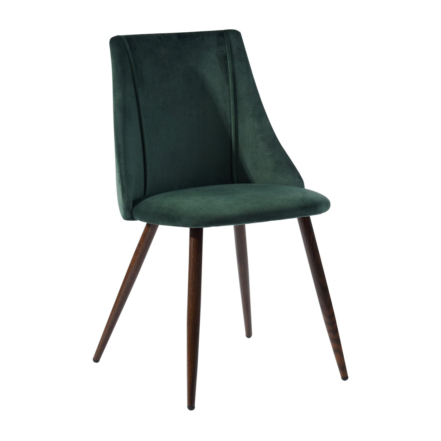 SMEG VELVET DARK GREEN WALNUT LEG NL 2PCS