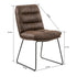 Steffen Microsuede Dining Chair