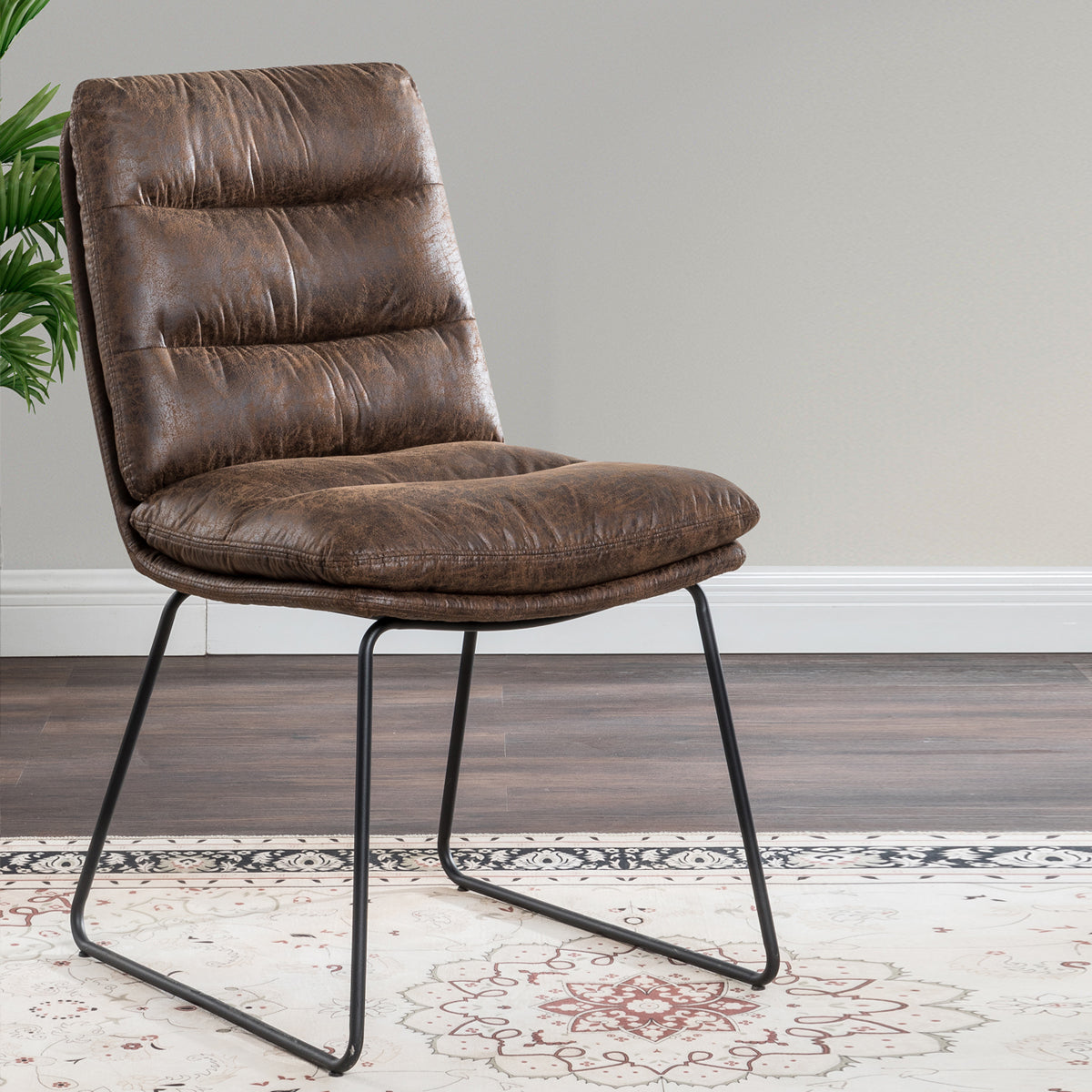 Steffen Microsuede Dining Chair