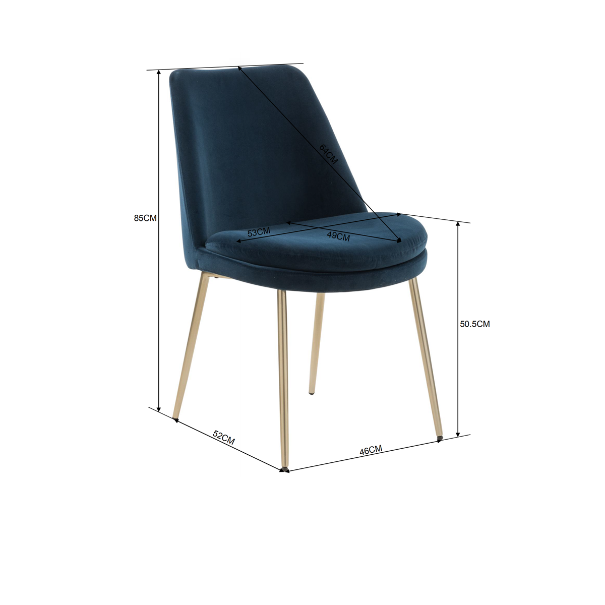 Stocker Velvet Dining Chair