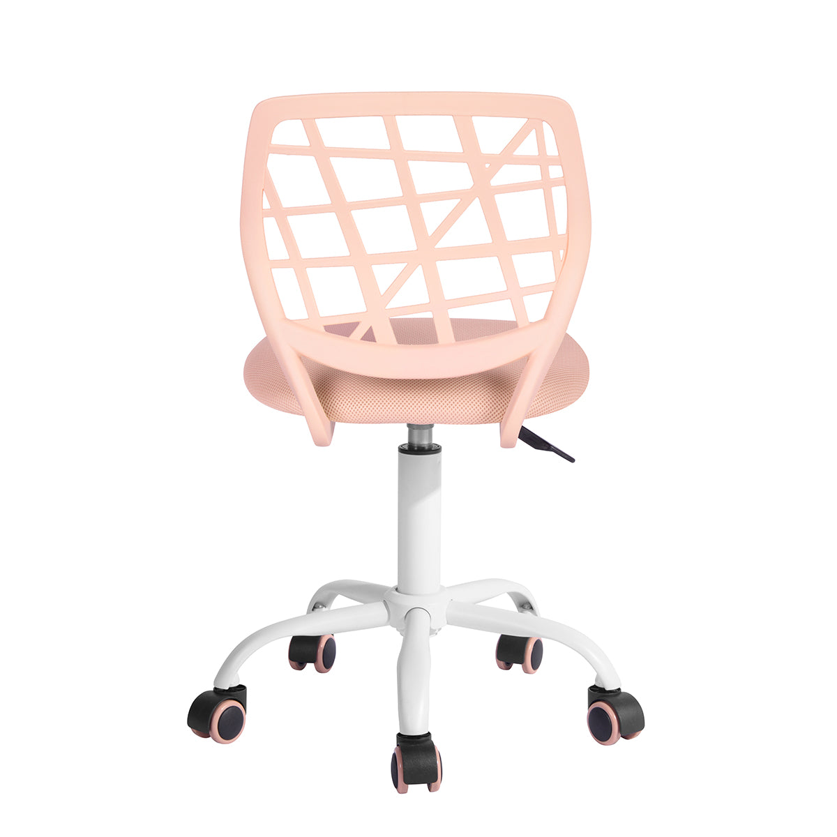 Modern Blush Office Chair, Mesh Seat & Adjustable Base - CARNATION CF PINK