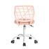 Modern Blush Office Chair, Mesh Seat & Adjustable Base - CARNATION CF PINK