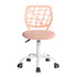 Modern Blush Office Chair, Mesh Seat & Adjustable Base - CARNATION CF PINK