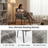 Modern Leisure Chair, Fabric Iron Frame - INE LIGHT GREY